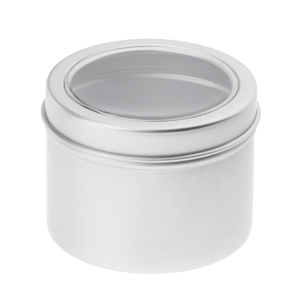 Round Aluminum Tin Jar 60ml Em - Tin Container Lid ulasan dan harga