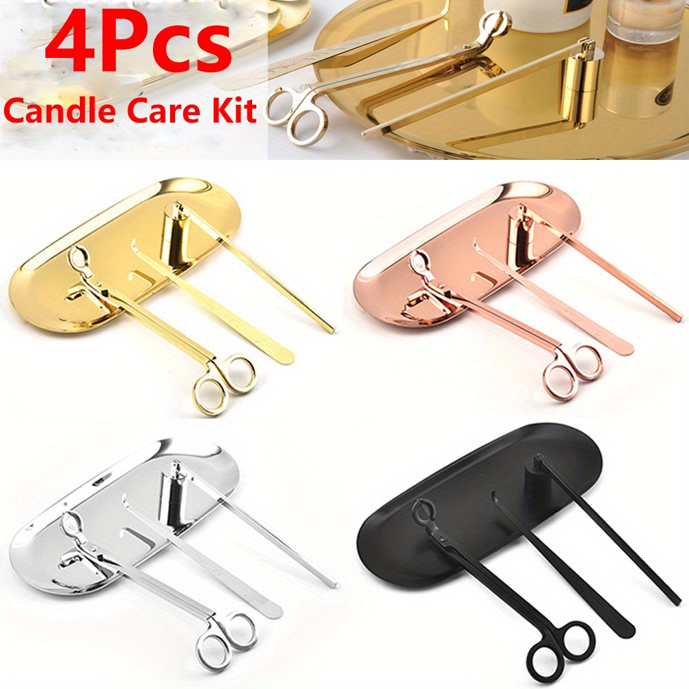 4pcs/set Luxury Candle Care Ki - Candle Making Tutorial ulasan dan harga