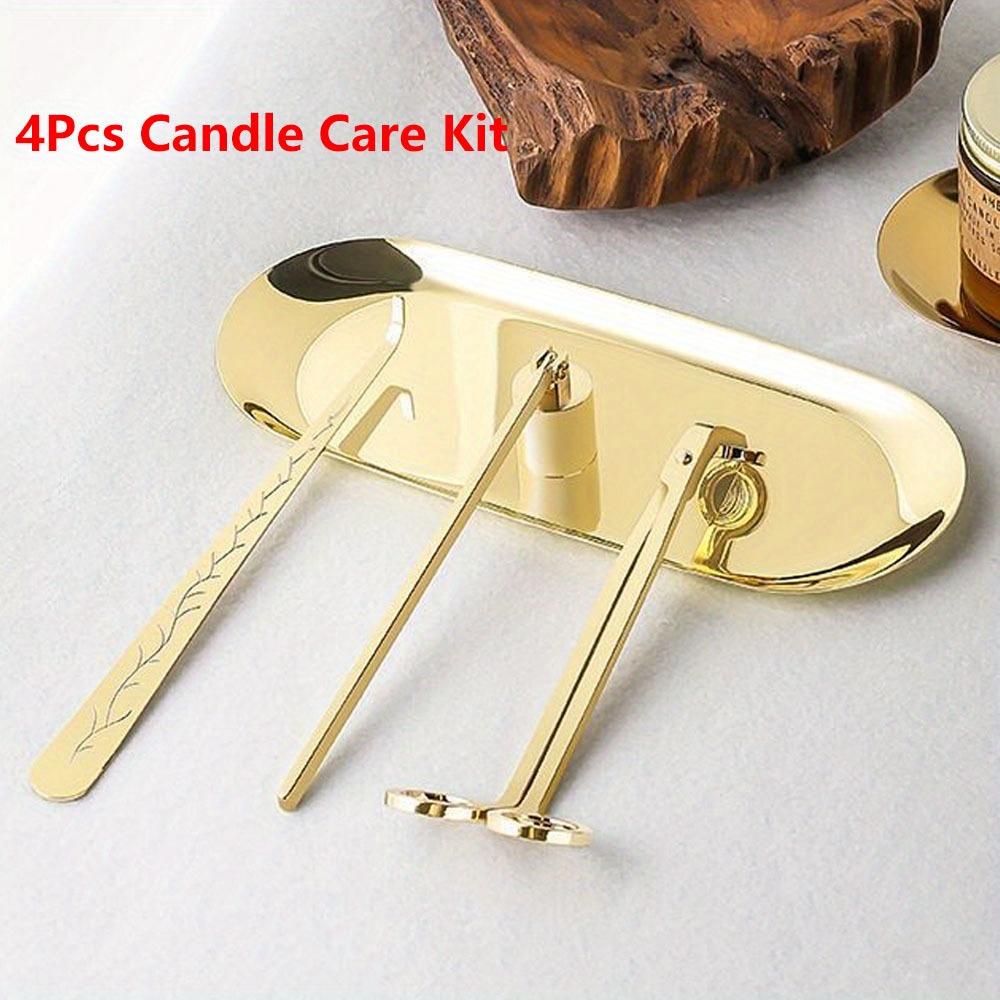 4pcs/set Luxury Candle Care Ki - Candle Making Tutorial ulasan dan harga