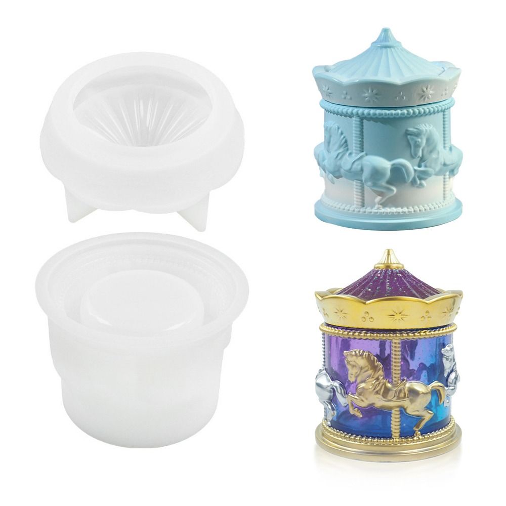 Cute Style with Lids Carousel  - Candle Making Jars With Lids ulasan dan harga