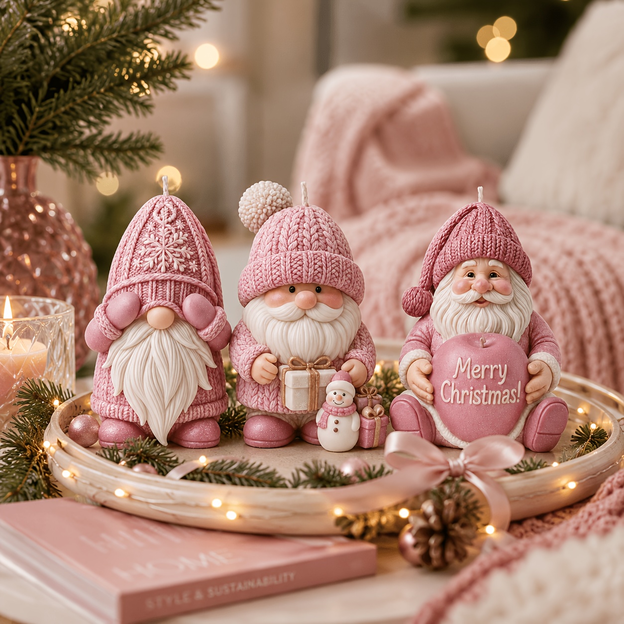 Xmas Holiday Gnome Silicone Ca - Candle Making Kits ulasan dan harga