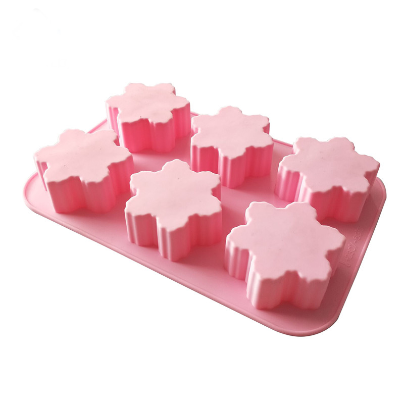 6 Cavity Snowflake Silicone Mo - Candle Making Tutorial ulasan dan harga