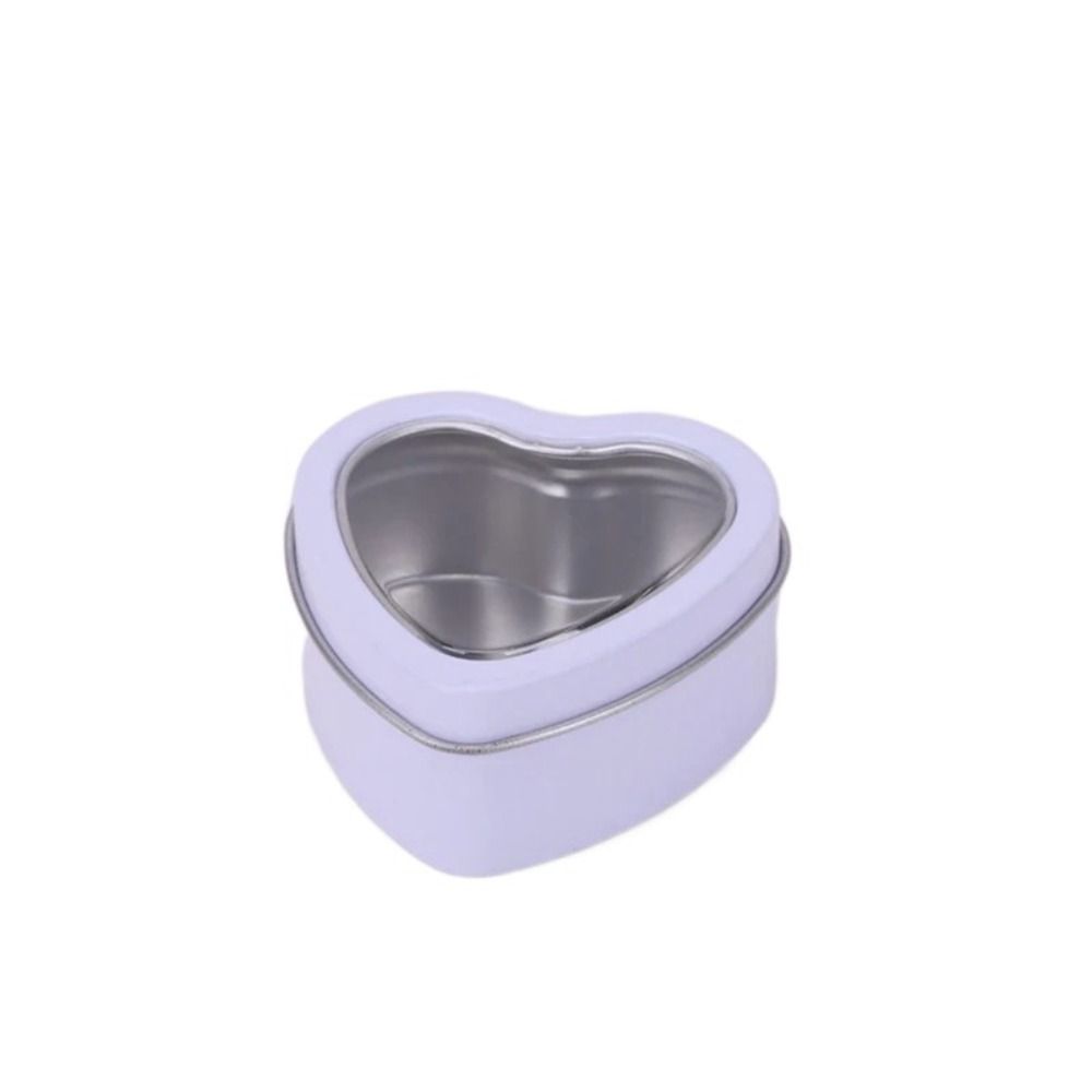 Creative Tinplate Heart Shape  - Candle Making Jars With Lids ulasan dan harga