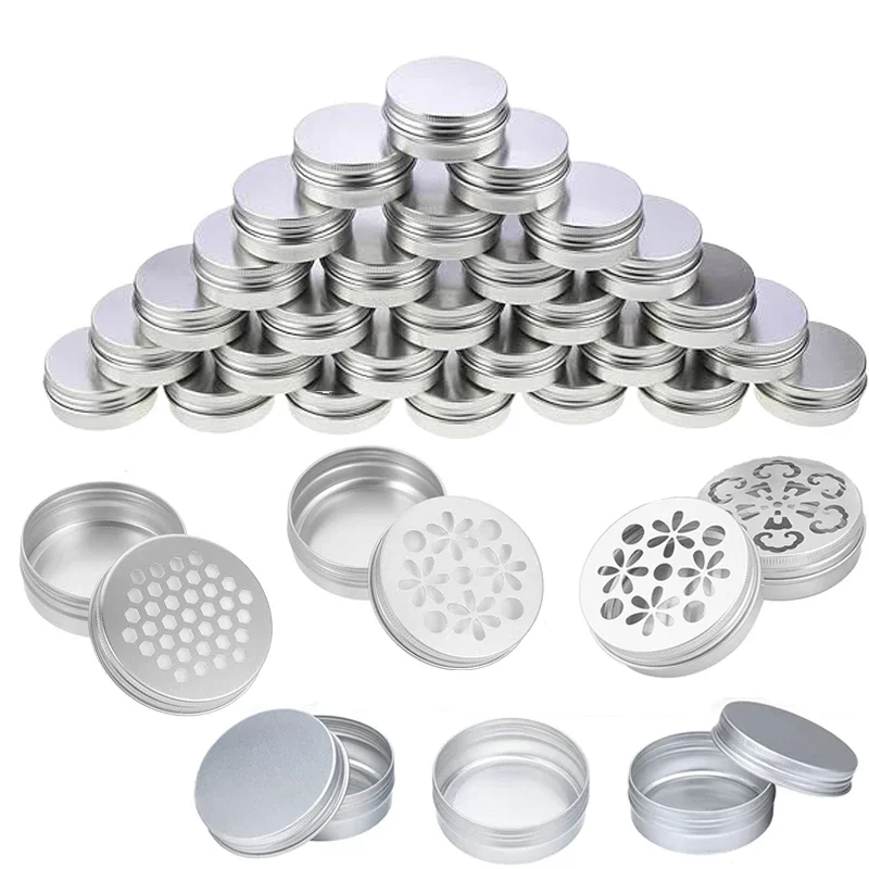 10Pcs Empty 5g-60g Round Alumi - Candle Making Jug ulasan dan harga