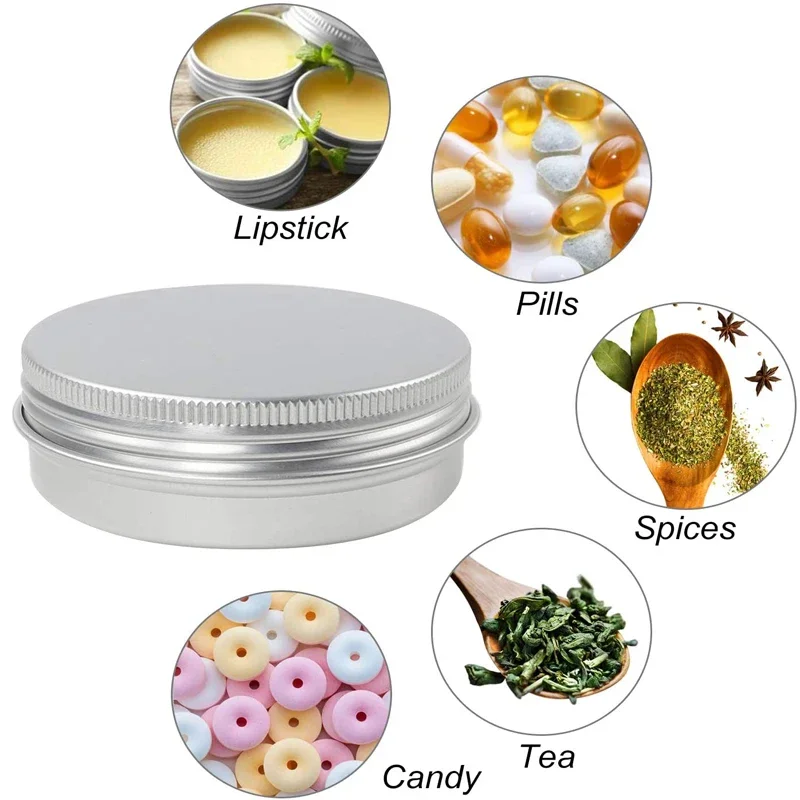 10Pcs Empty 5g-60g Round Alumi - Candle Making Jug ulasan dan harga