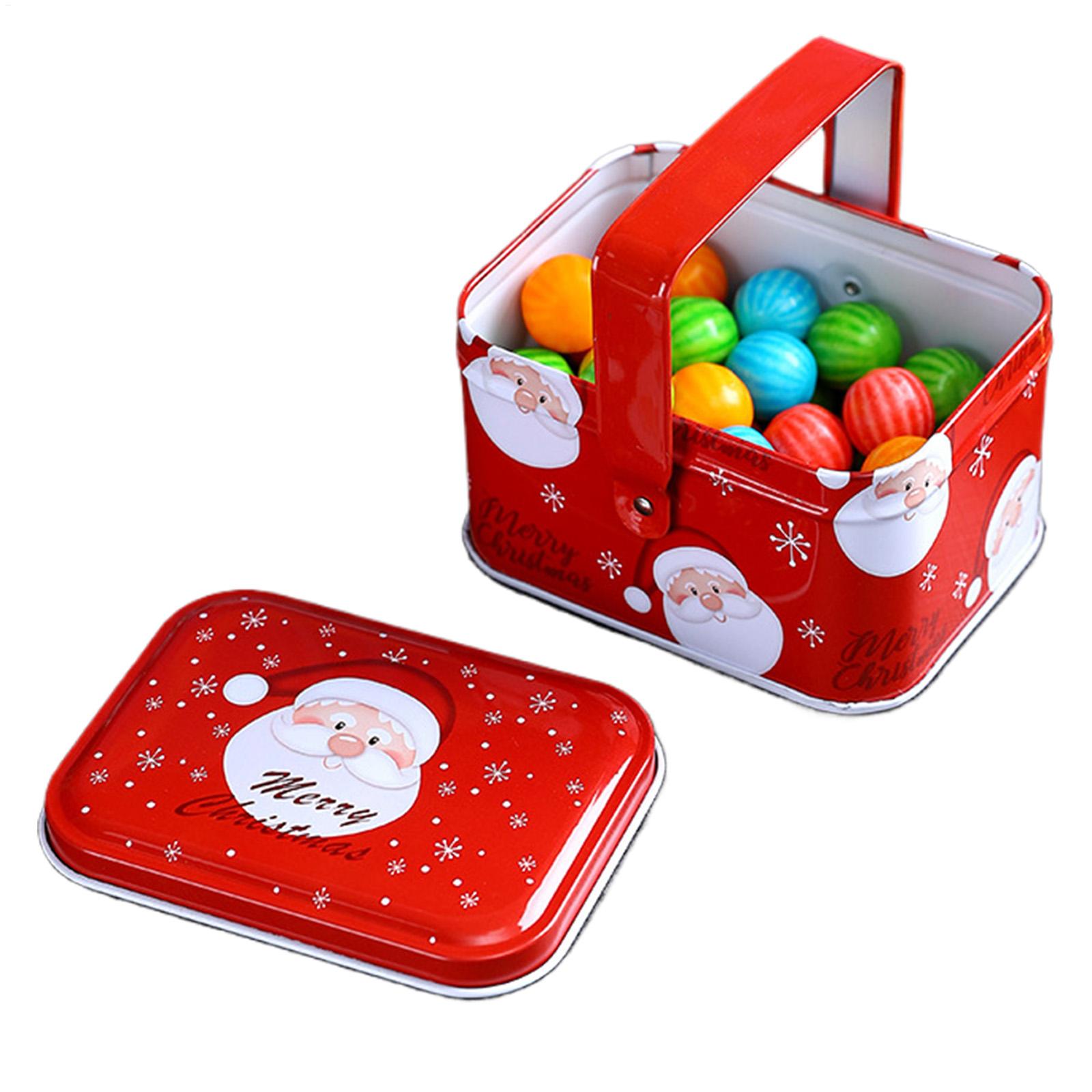 Christmas Cookie Tins Metal St - Tin Container Lid ulasan dan harga
