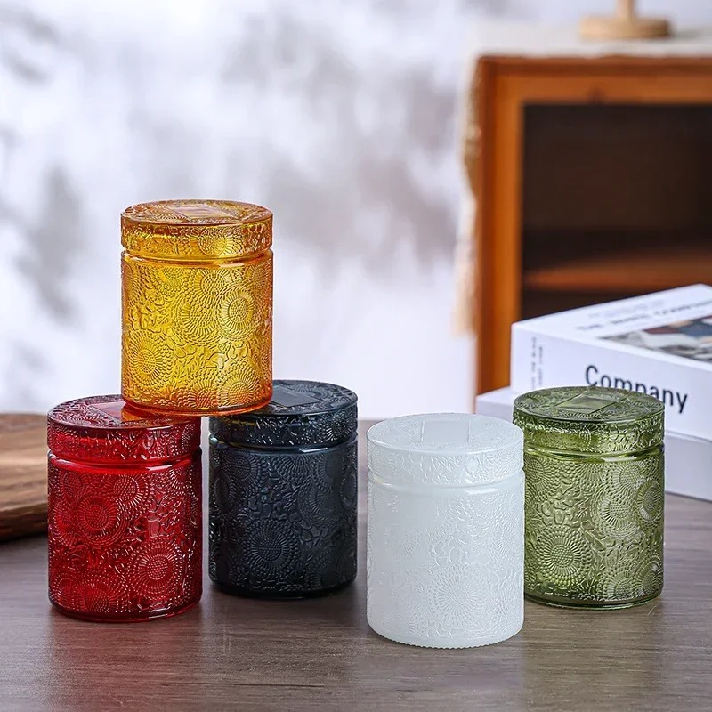 1pc Empty Glass Candle Cup Sto - Candle Making Jars With Lids ulasan dan harga